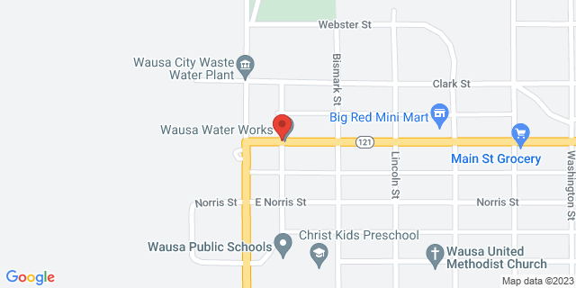 612 E Broadway St, Wausa, Nebraska, NE, 68786-1560 Map