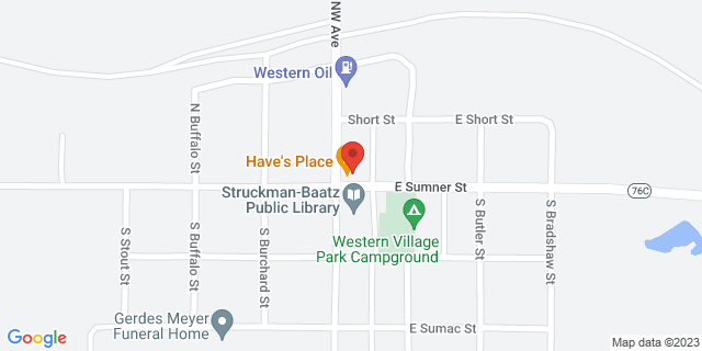 100 N West Ave, Western, Nebraska, NE, 68464-3000 Map