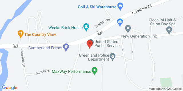 609 Portsmouth Ave, Greenland, New Hampshire, NH, 03840-9998 Map