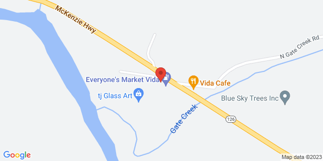 45598 Mckenzie Hwy, Vida, Oregon, OR, 97488-9708 Map