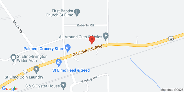 8900 Highway 90 W, Saint Elmo, Alabama, AL, 36568-2000 Map