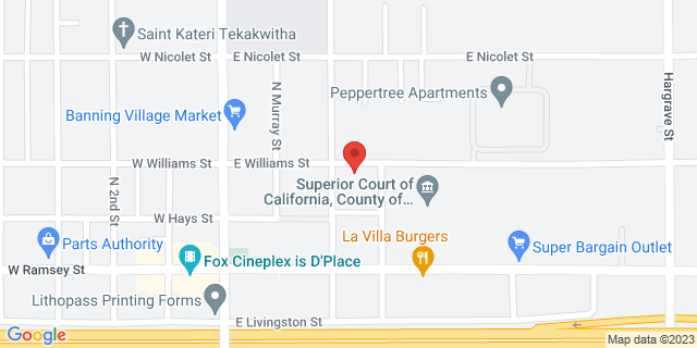 176 N Alessandro St, Banning, California, CA, 92220-5524 Map