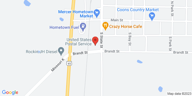 101 N State St, Mercer, Missouri, MO, 64661-9998 Map