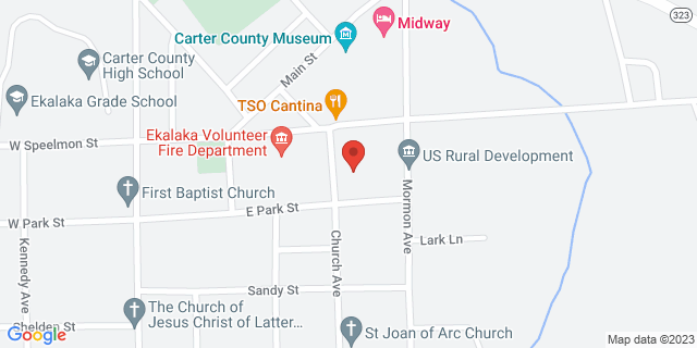 116 Church Ave, Ekalaka, Montana, MT, 59324-9998 Map