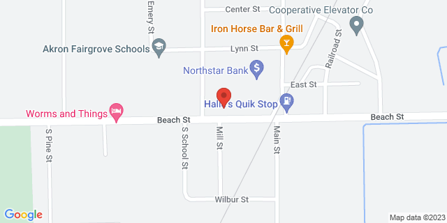 4282 Beach St, Akron, Michigan, MI, 48701-9900 Map