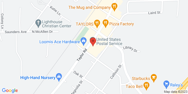 3669 Taylor Rd, Loomis, California, CA, 95650-9998 Map