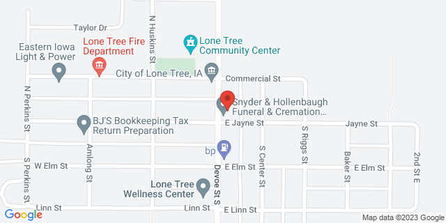 104 N Devoe St, Lone Tree, Iowa, IA, 52755-7742 Map