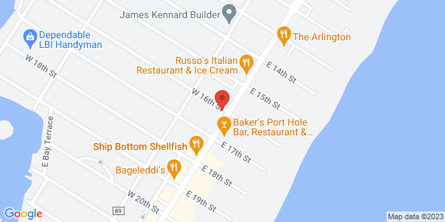 1601 Long Beach Blvd Unit 1, Ship Bottom, New Jersey, NJ, 08008-9995 Map