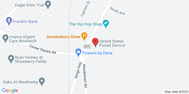 1950 Kings Hwy, Swedesboro, New Jersey, NJ, 08085-9998 Map