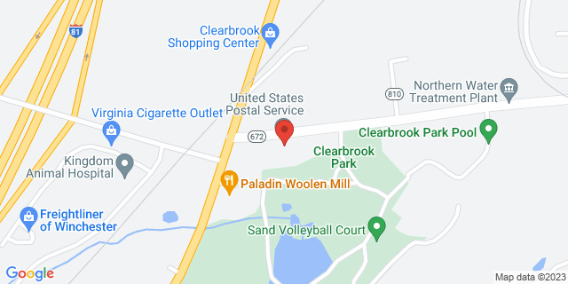 1164 Brucetown Rd, Clear Brook, Virginia, VA, 22624-9998 Map