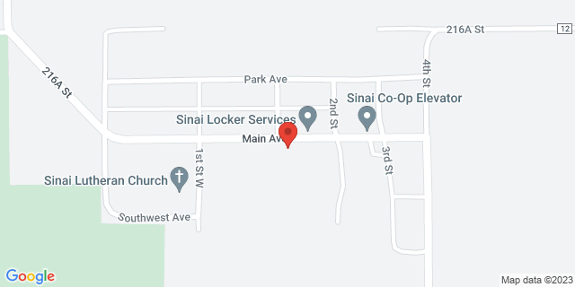 301 Main Ave, Sinai, South Dakota, SD, 57061-9998 Map