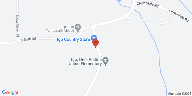 6484 Placer Rd, Igo, California, CA, 96047-9998 Map