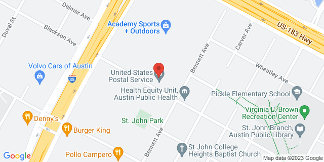 900 Blackson Ave, Austin, Texas, TX, 78752-9998 Map