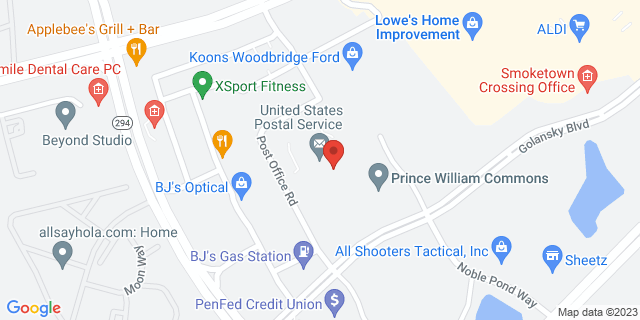 3360 Post Office Rd, Woodbridge, Virginia, VA, 22193-9929 Map