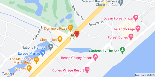 505 N Kings Hwy, Myrtle Beach, South Carolina, SC, 29577-9998 Map