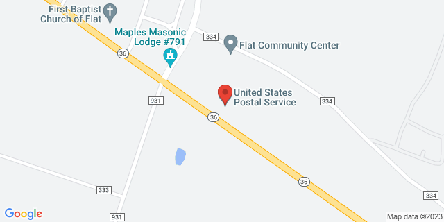 10065 S State Highway 36, Flat, Texas, TX, 76526-9800 Map