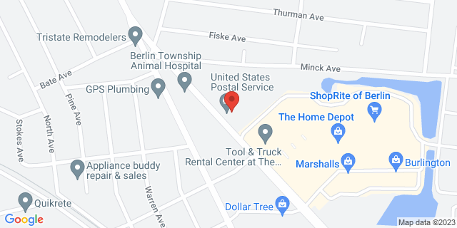 118 Walker Ave, West Berlin, New Jersey, NJ, 08091-9998 Map