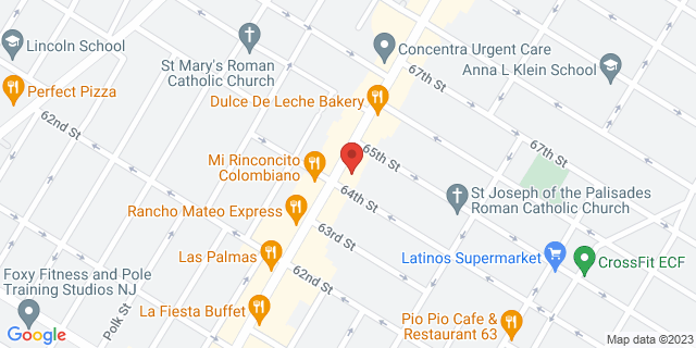 6406 Bergenline Ave Ste A, West New York, New Jersey, NJ, 07093-9993 Map