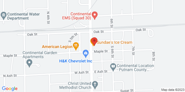 105 S Main St, Continental, Ohio, OH, 45831-9998 Map