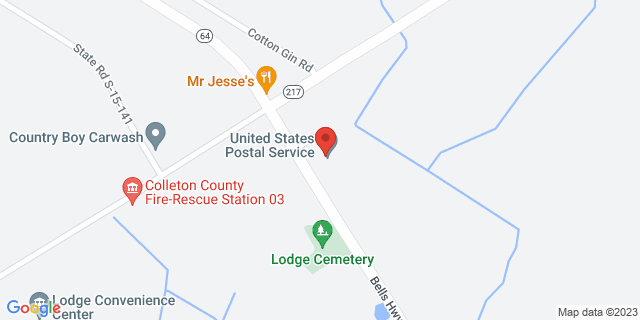 21080 Bells Hwy, Lodge, South Carolina, SC, 29082-9998 Map