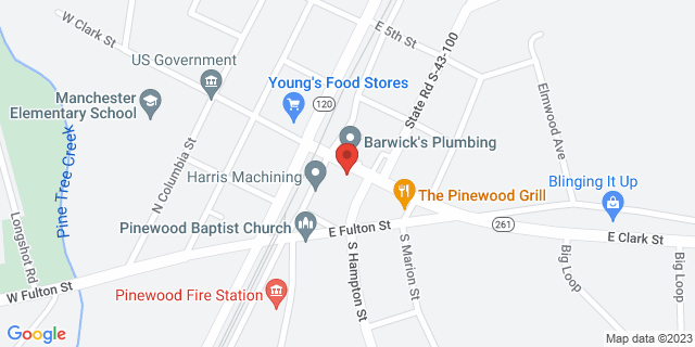 20 E Clark St, Pinewood, South Carolina, SC, 29125-9998 Map