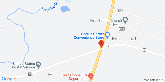 6016 Highway 8, Desdemona, Texas, TX, 76445-9998 Map