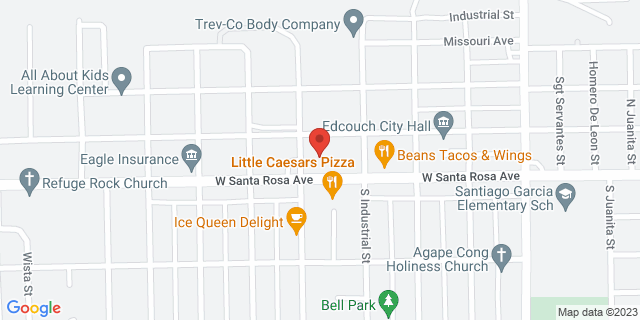 420 W Santa Rosa Ave, Edcouch, Texas, TX, 78538-9998 Map