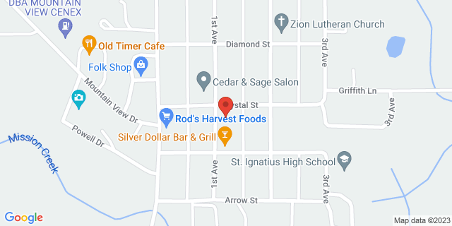 120 1St Ave, Saint Ignatius, Montana, MT, 59865-9998 Map