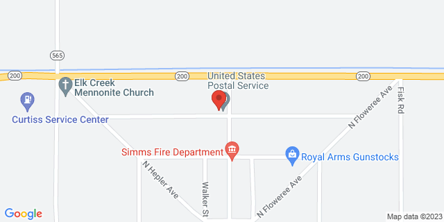 310 N Main St, Simms, Montana, MT, 59477-9998 Map