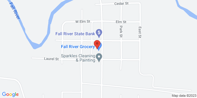 412 Merchants Ave, Fall River, Kansas, KS, 67047-9527 Map