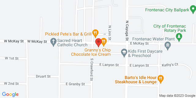 204 E Mckay St, Frontenac, Kansas, KS, 66763-9998 Map