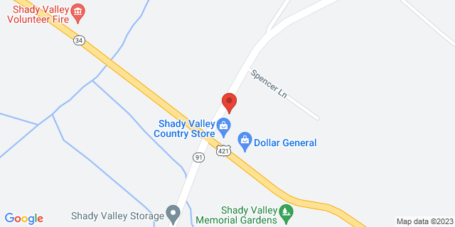 136 Highway 133, Shady Valley, Tennessee, TN, 37688-9998 Map