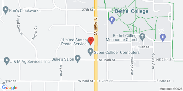 2509 N Main St, North Newton, Kansas, KS, 67117-9998 Map