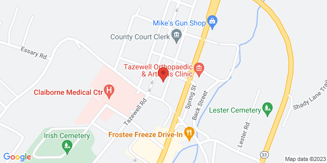 1710 Main St, Tazewell, Tennessee, TN, 37879-9998 Map