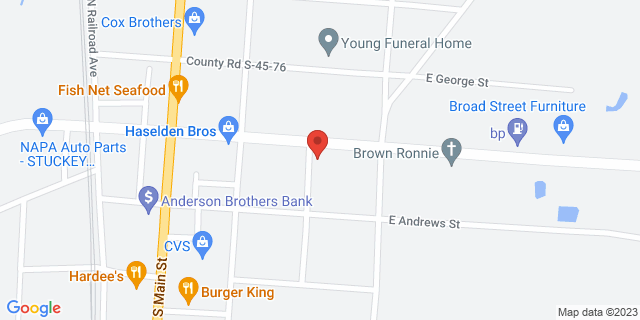 301 E Broad St, Hemingway, South Carolina, SC, 29554-9998 Map