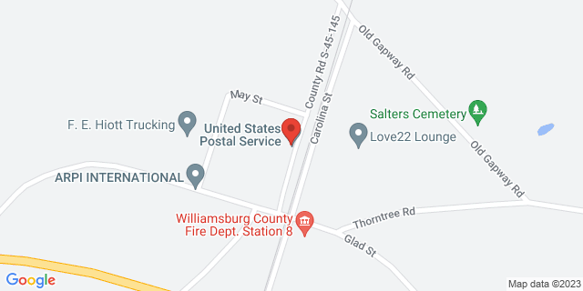 33 Depot St, Salters, South Carolina, SC, 29590-9998 Map