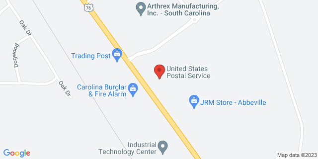 5410 Highway 76, Sandy Springs, South Carolina, SC, 29677-9800 Map