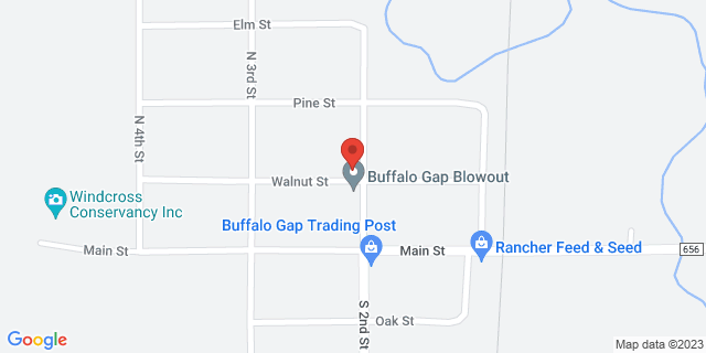 200 N Walnut St, Buffalo Gap, South Dakota, SD, 57722-9998 Map