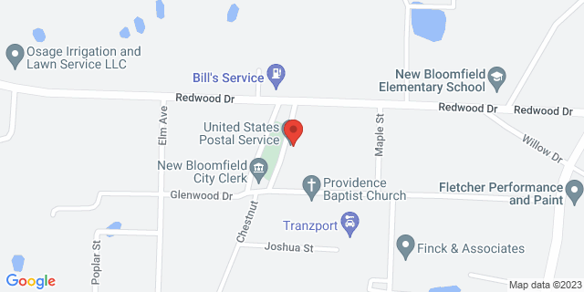 150 Chestnut St, New Bloomfield, Missouri, MO, 65063-9998 Map