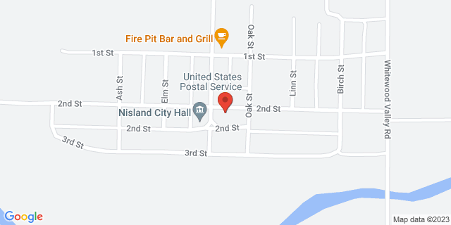 405 2Nd St, Nisland, South Dakota, SD, 57762-9998 Map