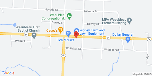 144 E Us Highway 54, Weaubleau, Missouri, MO, 65774-9998 Map