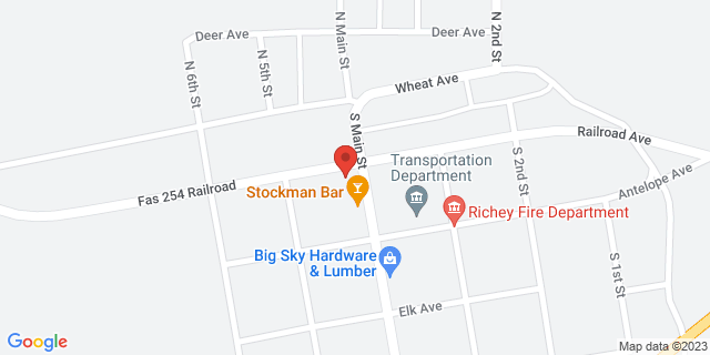 101 S Main St, Richey, Montana, MT, 59259-9998 Map