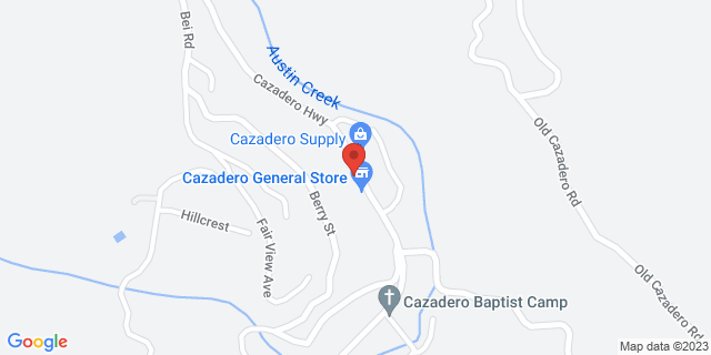 6145 Cazadero Hwy, Cazadero, California, CA, 95421-9568 Map