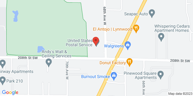 6817 208Th St Sw, Lynnwood, Washington, WA, 98036-9998 Map