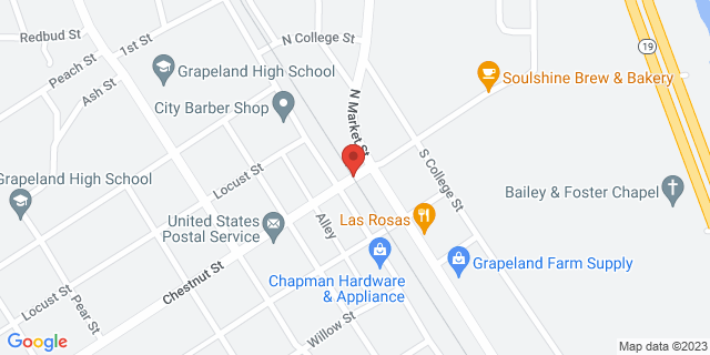 309 W Chestnut St, Grapeland, Texas, TX, 75844-9998 Map