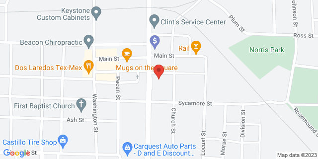 1300 Park St, Commerce, Texas, TX, 75428-9998 Map