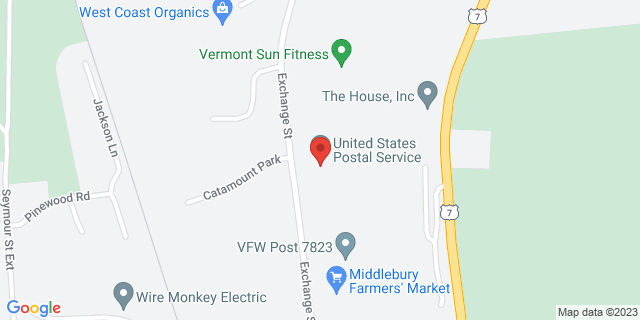 658 Exchange St Ste 2, Middlebury, Vermont, VT, 05753-9997 Map