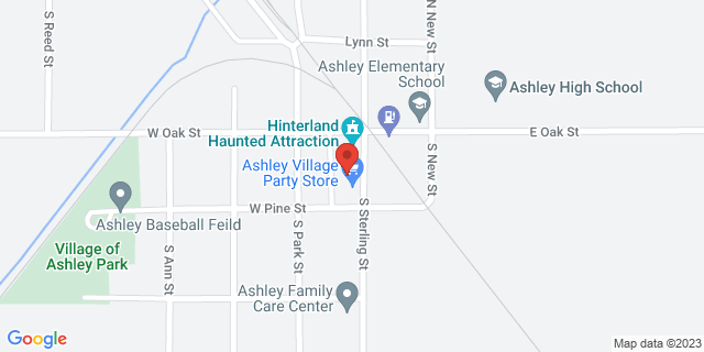 120 S Sterling St, Ashley, Michigan, MI, 48806-5104 Map