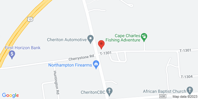 21197 N Bayside Rd, Cheriton, Virginia, VA, 23316-9998 Map