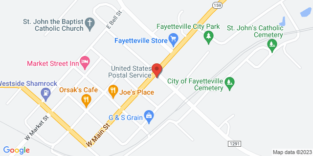 212 E Main St, Fayetteville, Texas, TX, 78940-9998 Map